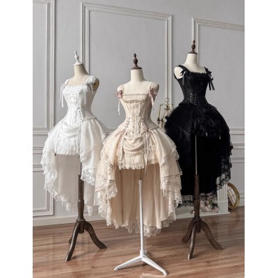 Caramel Antike Lights and Shadows Vest and Skirt Set(2nd Reservation/7th Batch/3 Colours/Full Payment Without Shipping)